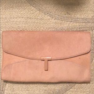 Ted Baker blush pony hair clutch